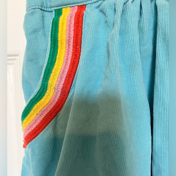 Mini Boden Girls Rainbow Corderoy Overalls Size 7/8 - Picture 10 of 10